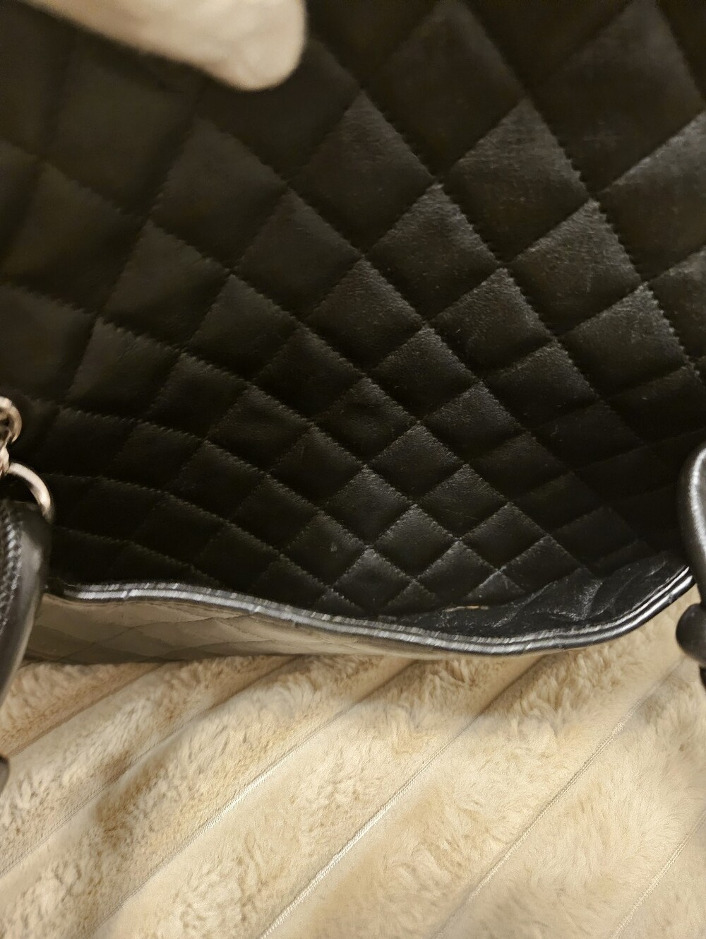 CHANEL Ligne Cambon Black Quilted Leather Flap Bag - Picture 12 of 12